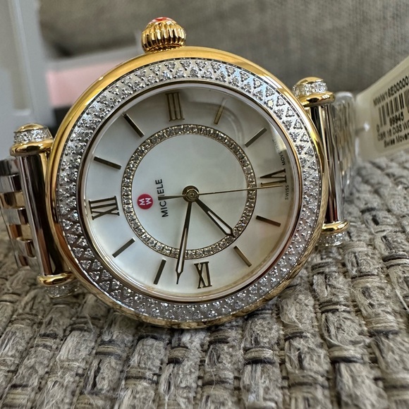 NWT MICHELE Caber Diamond Watch MWW16E000001 - Picture 13 of 16